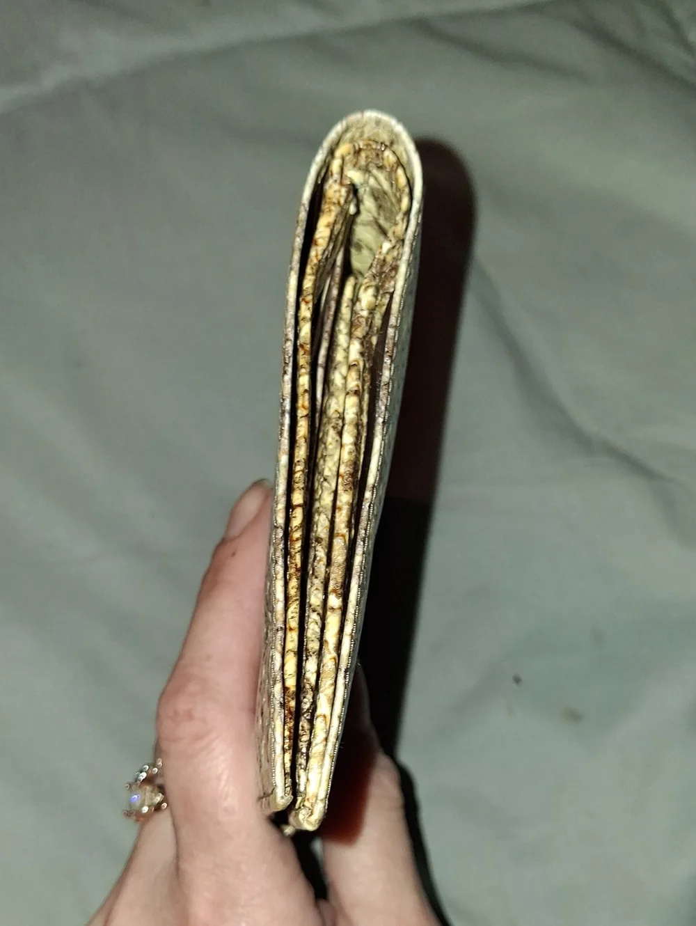 Snakeskin Italian Wallet New